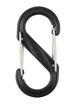 S-Biner #2 plastic 50 mm. zwart