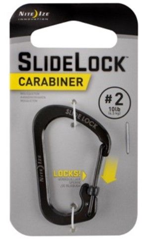 Nite Ize Karabijnhaak Slidelock zwart