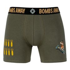 Boxershort Bombs Away groen