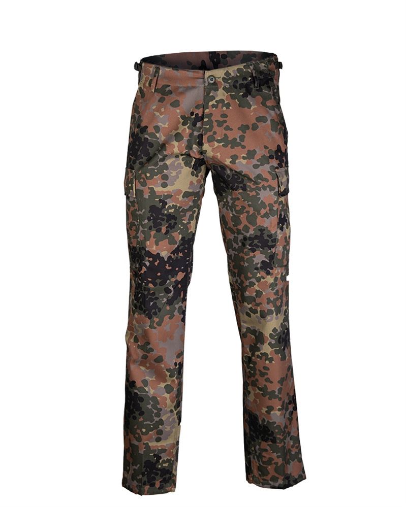 Combatbroek smalle pijp Duitse camo