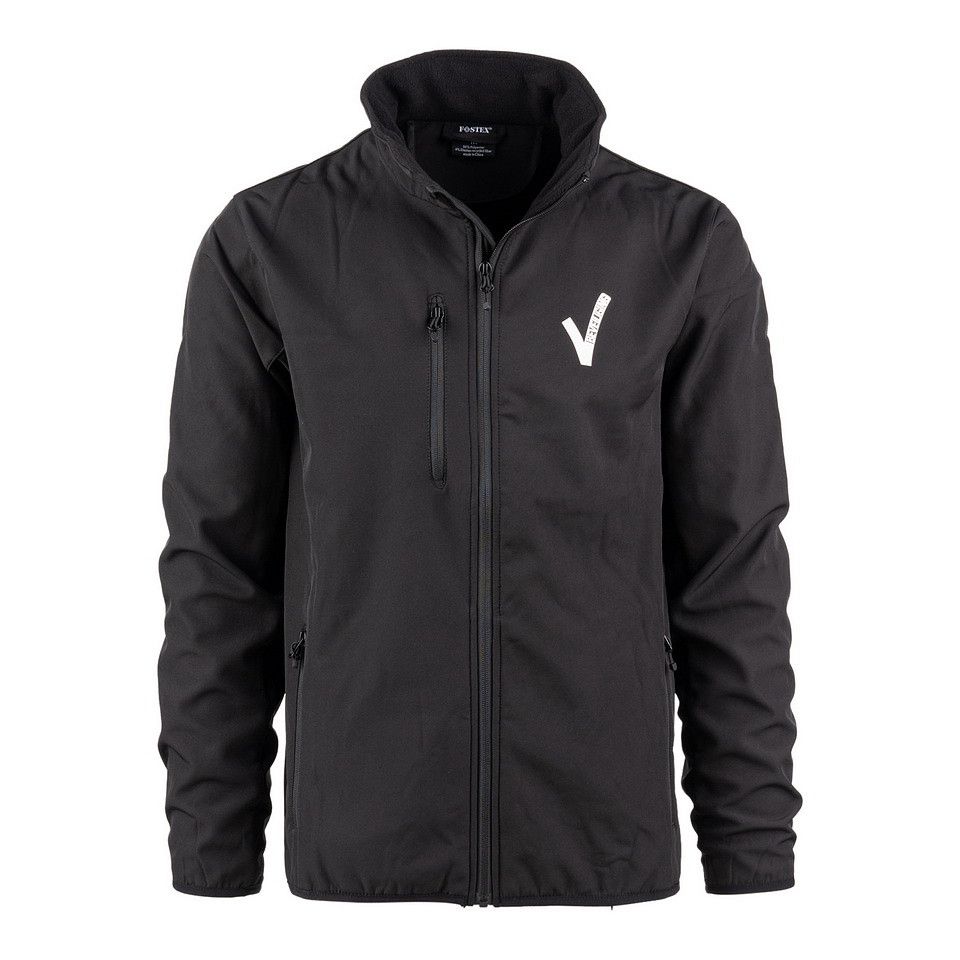 Softshell Security met V-logo zwart
