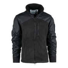 MA-1 Bomber jack fleece zwart