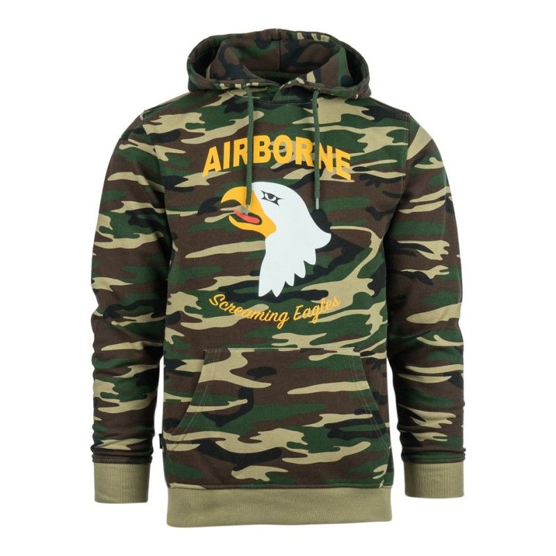 Hoodie 101st Airborne Woodland