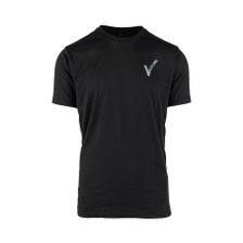 T-shirt beveiliging V-logo zwart