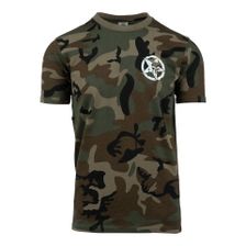 T-shirt Allied Star / Punisher borstlogo Woodland