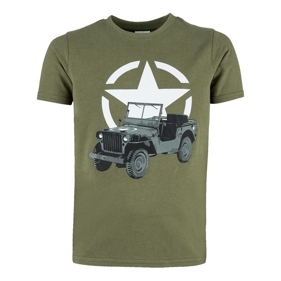 Kinder T-shirt Jeep groen