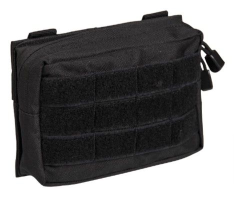 Opbouwtas klein Velcro Mil-Tec zwart