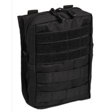 Opbouwtas groot Velcro Mil-Tec zwart