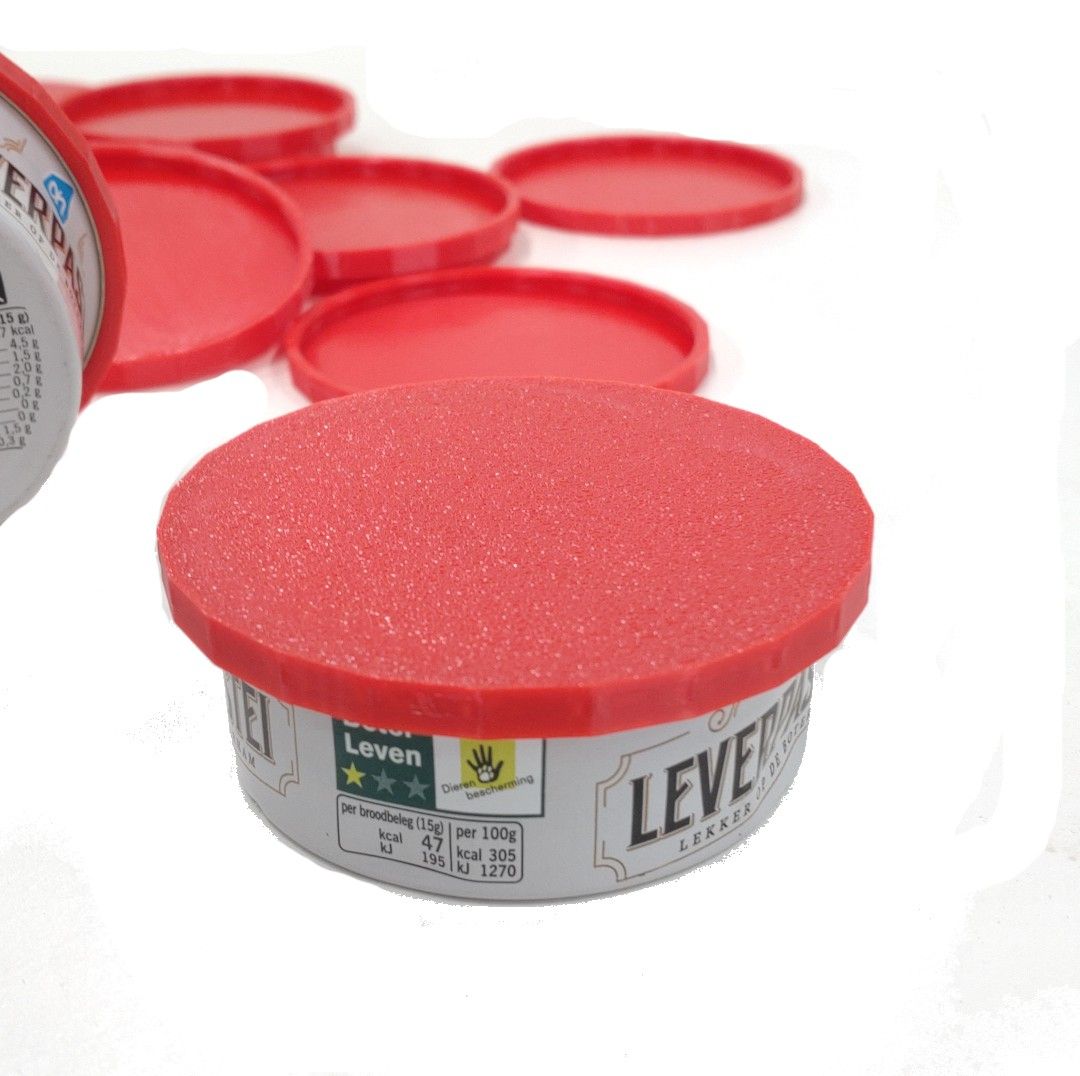 Leverpastei (UNOX) dekseltje rood