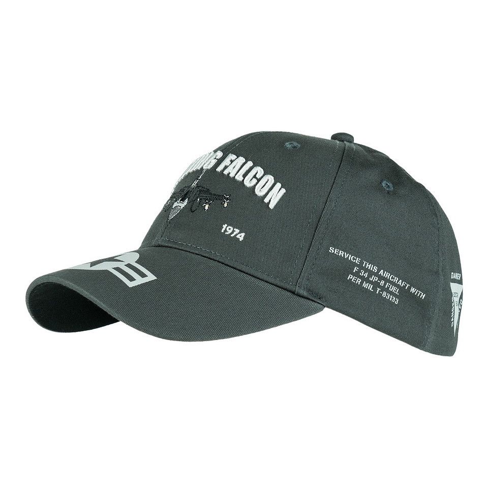Baseball Cap F-16 Falcon grijs