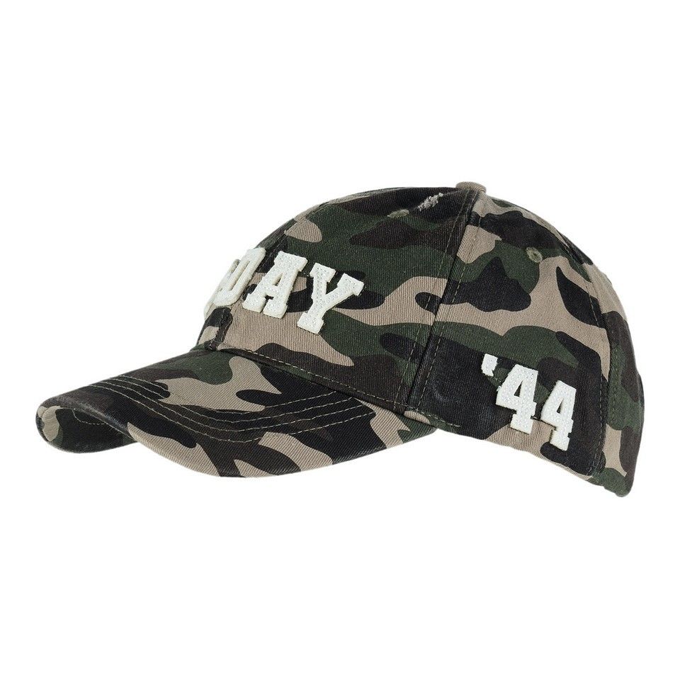 Baseball cap Stonewashed D-Day '44 Woodland