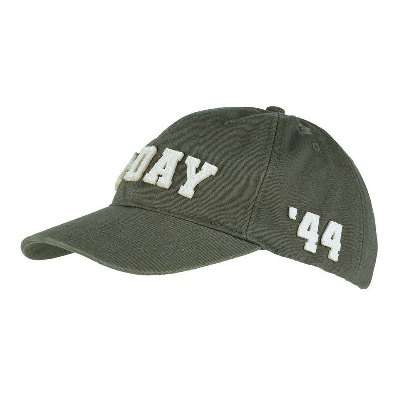 Baseball cap D-Day '44 stonewashed groen