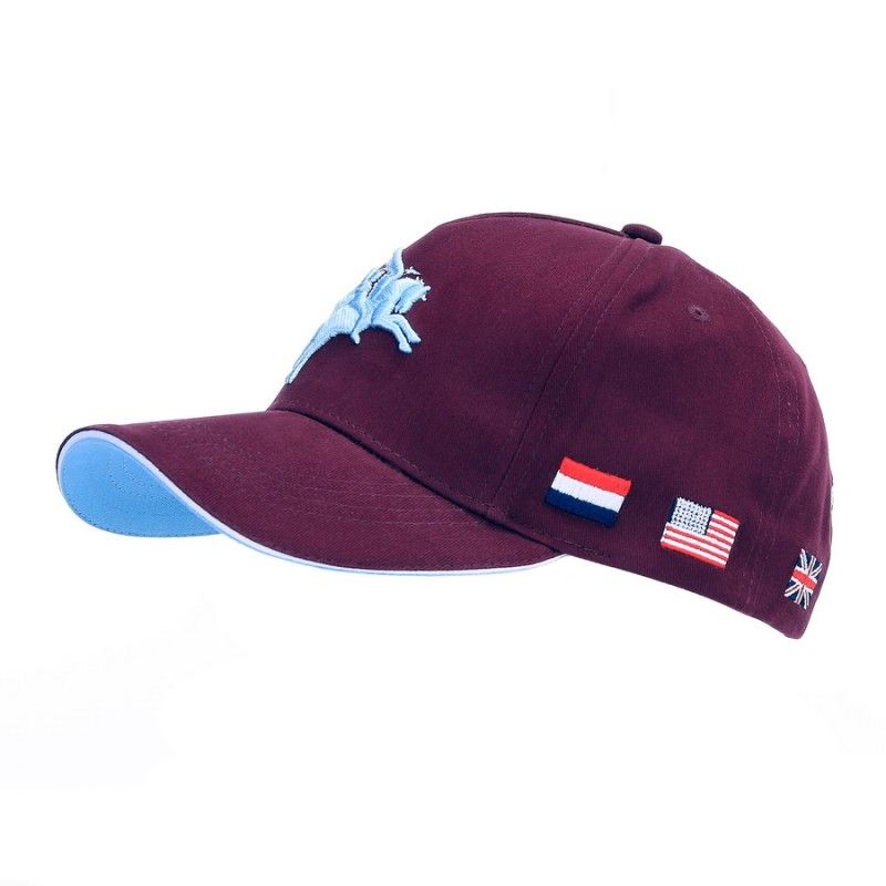 Baseball cap Pegasus WW2 3D bordo