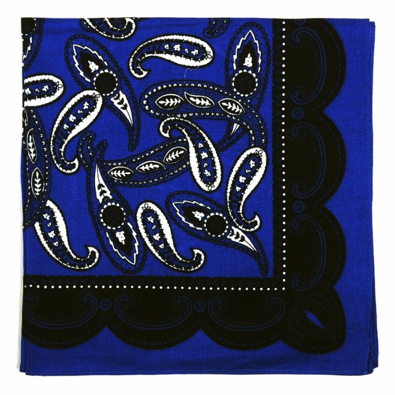 Bandana patroon blauw