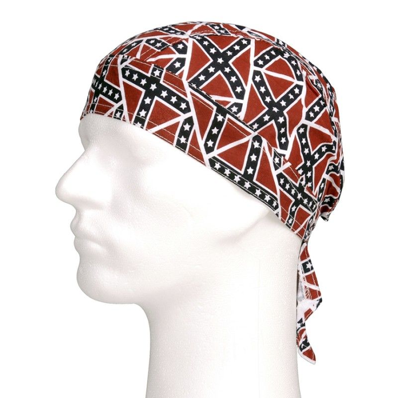 Bandana cap rebel vlag klein