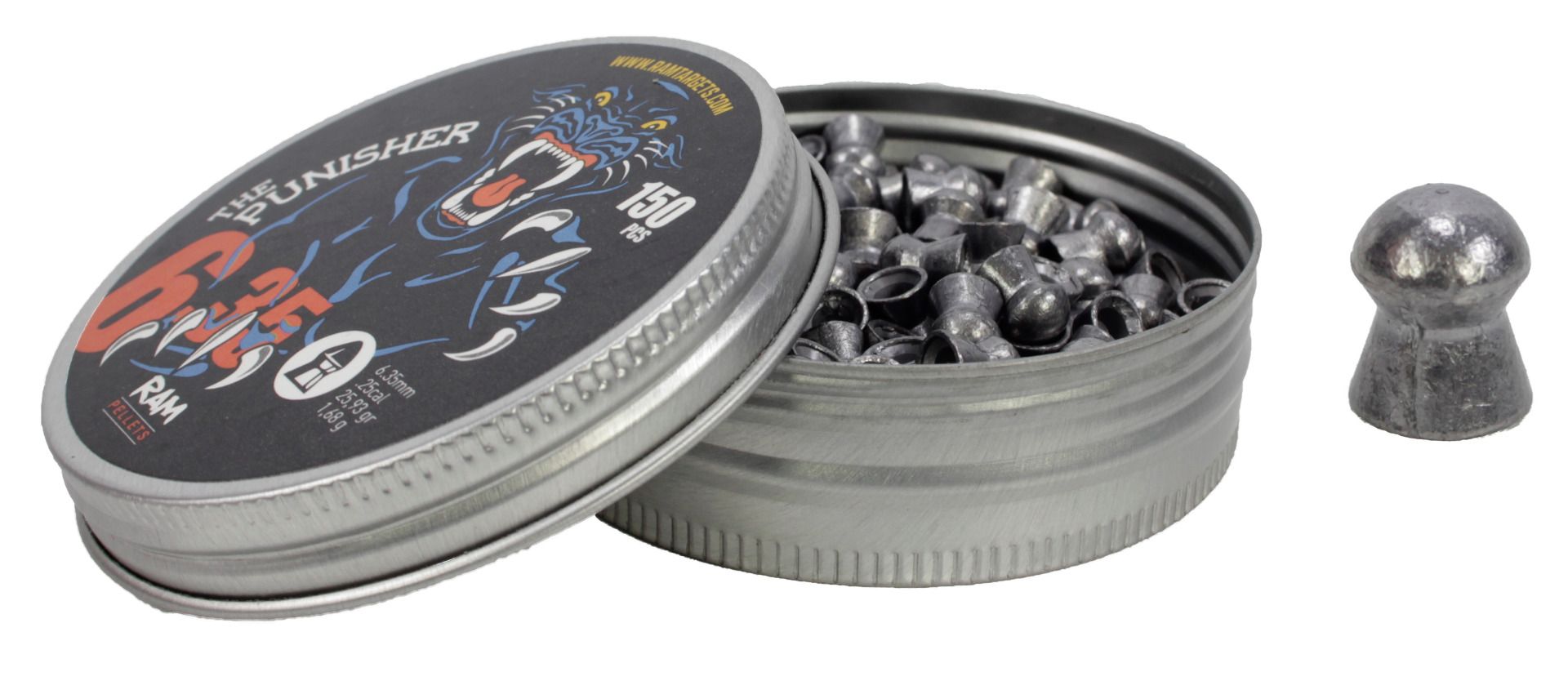 Bukskogeltjes Punisher 6.35 mm