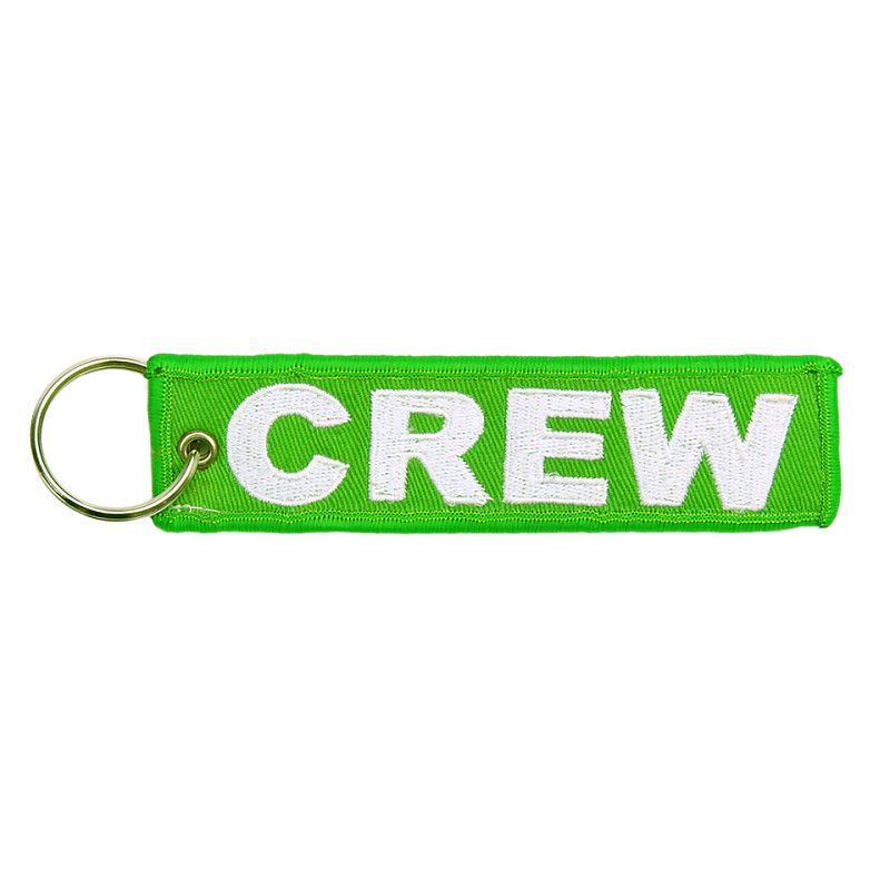 Sleutelhanger CREW groen