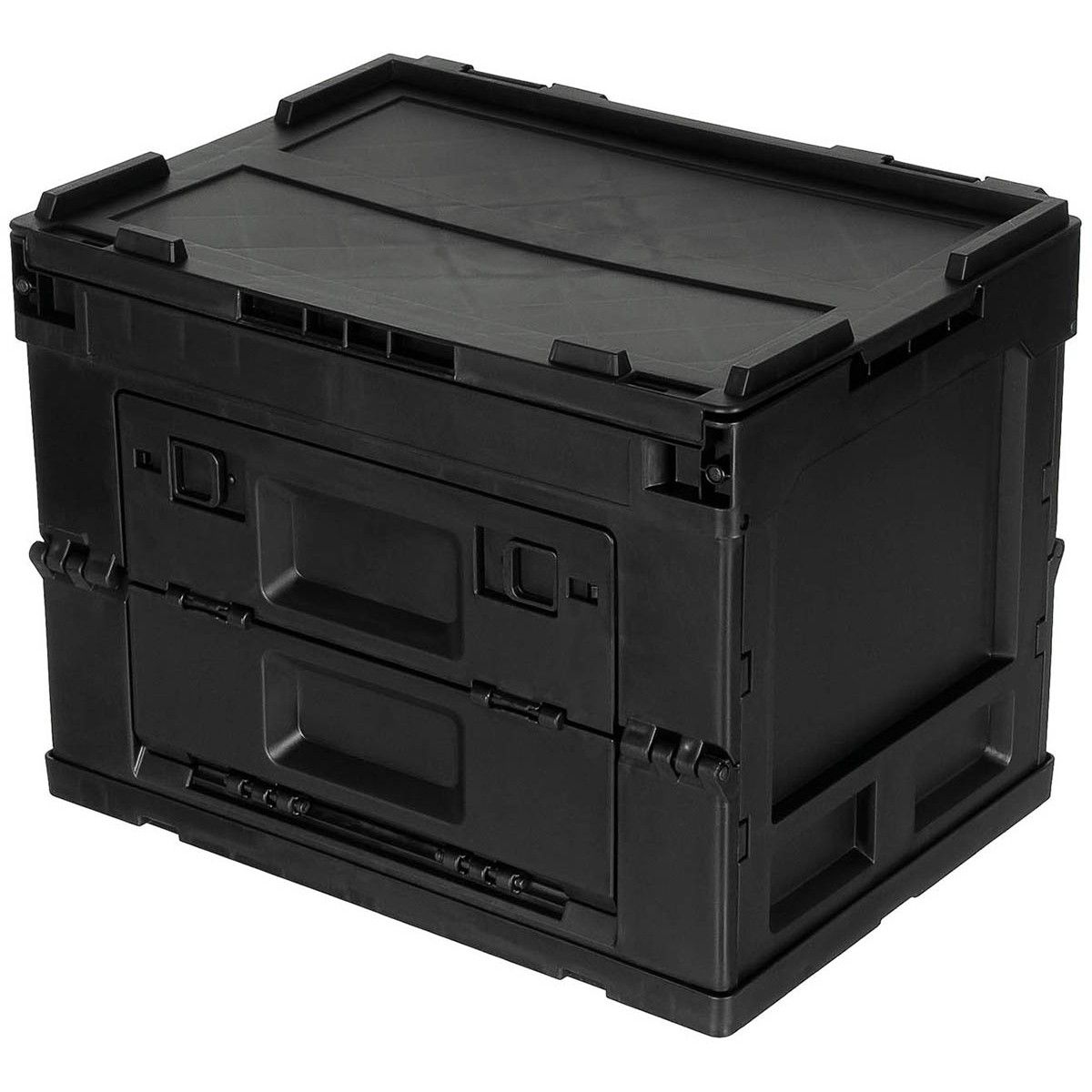 Opbergkist kunststof 36 x 26 x 28,5 cm zwart