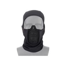 Bivakmuts Airsoft gaas zwart