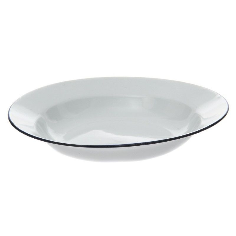 Emaille bord wit