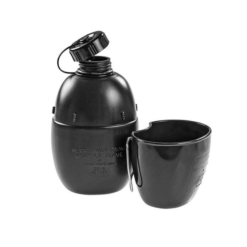 BCB Nato waterfles & mok zwart