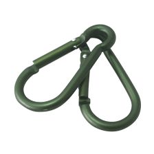 Karabijnhaken Kombat 8 x 90 mm groen