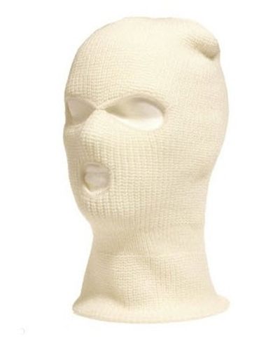 Bivakmuts 3-gaats wit 