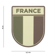 Embleem 3D PVC Franse leger multi