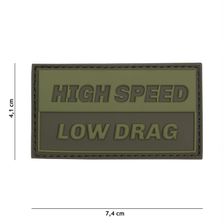 Embleem 3D PVC High Speed groen