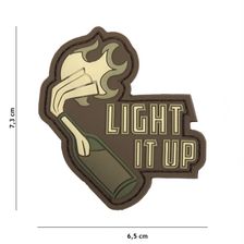Embleem 3D PVC Light it up multi