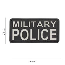 Embleem 3D PVC Military Police zwart