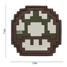 Embleem 3D PVC Mushroom beige/bruin