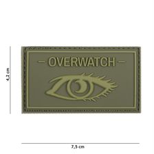 Embleem 3D PVC Overwatch groen