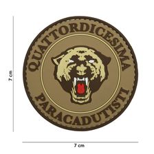 Embleem 3D PVC Paracadutisti coyote