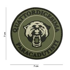 Embleem 3D PVC Paracadutisti groen