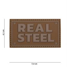 Embleem 3D PVC Real Steel Coyote