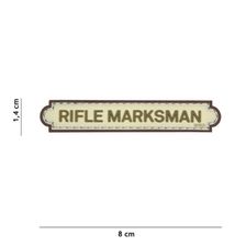 Embleem 3D PVC Rifle Marksman tab beige
