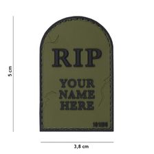 Embleem 3D PVC RIP groen