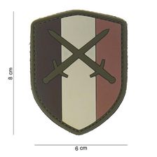 Embleem 3D PVC Schild België desert zwaard