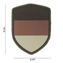 Embleem 3D PVC Schild Duitsland desert