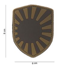 Embleem 3D PVC schild Japan oorlogsvlag Desert