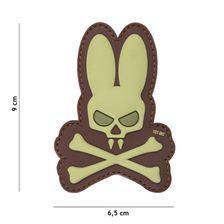 Embleem 3D PVC Skull bunny coyote 