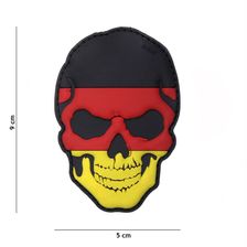 Embleem 3D PVC skull Duitsland