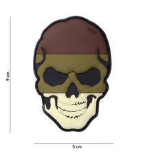 Embleem 3D PVC skull Duitsland camo