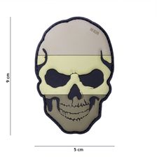 Embleem 3D PVC Skull Nederland subdued