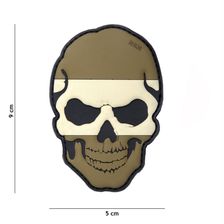 Embleem 3D PVC Skull Spanje camo
