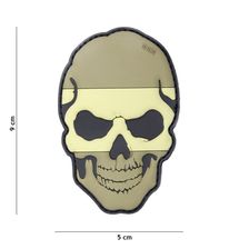 Embleem 3D PVC Skull Spanje subdued 