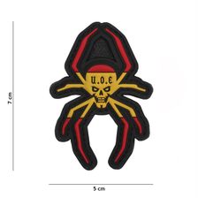 Embleem 3D PVC Spaanse spin geel