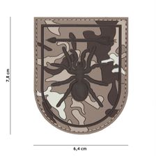 Embleem 3D PVC Special Forces spin bruin