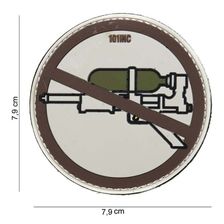Embleem 3D PVC Super soaker bruin